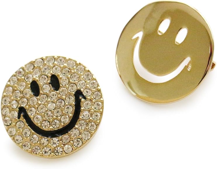 Amazon.co.jp: [ジュエルボックス] JewelVOX ブローチ スマイル